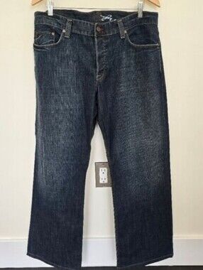 FCUK French Connection UK Men's Dark Wash Straight Leg Jeans Size 34x30